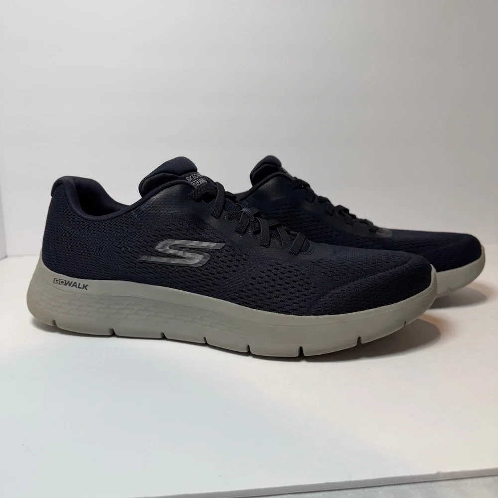 Skechers Men's‎ GO Walk Flex Vegan Washable Sneakers Size 14